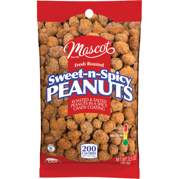 Sweet and Spicy Peanuts Grab-and-Go (24 case 3.5oz packs) – Mascot